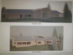 The latest computer renderings of the library design posted at the City Council Chambers
