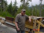 worker at resurfacing project