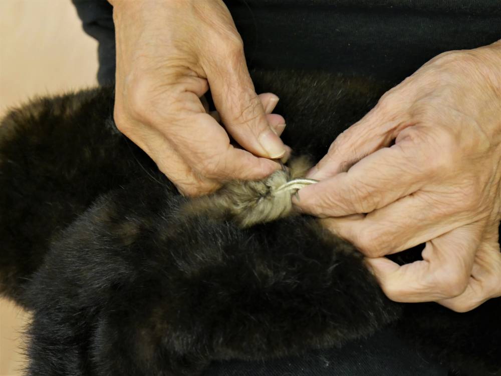 Sea Otter Fur Full-Length Coat — Sea Fur Sewing
